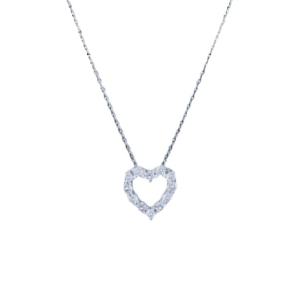 ❤️ SWEETHEART STERLING SILVER NECKLACE - Picture 1 of 4